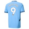 Maillot de Supporter Manchester City Haaland 9 Domicile 2024-25 Pour Enfant